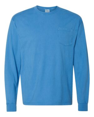 ComfortWash by Hanes Unisex Garment-Dyed Long Sleeve T-Shirt With a Pocket - Image 65