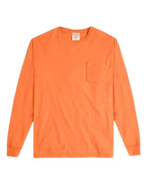 ComfortWash by Hanes Unisex Garment-Dyed Long Sleeve T-Shirt With a Pocket - Image 29