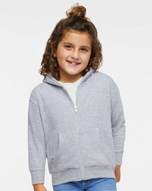 Rabbit Skins Toddler Full-Zip Fleece Hoodie Sweatshirt - Image 10
