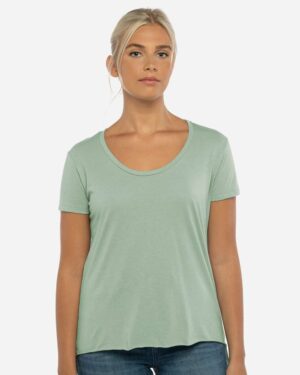 Next Level Women's Festival Scoop Neck T-Shirt - Image 40