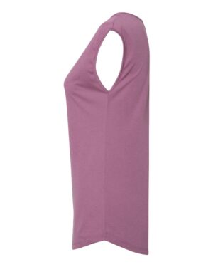 Next Level Women's Festival Sleeveless Deep V-Neck T-Shirt - Image 18