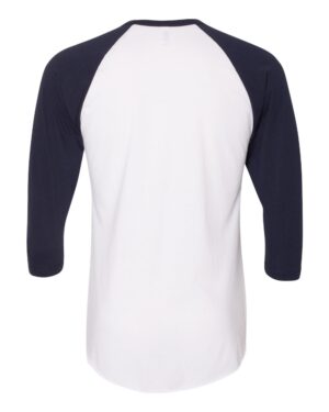 American Apparel Unisex 50/50 Raglan Three-Quarter Sleeve Tee - Image 8