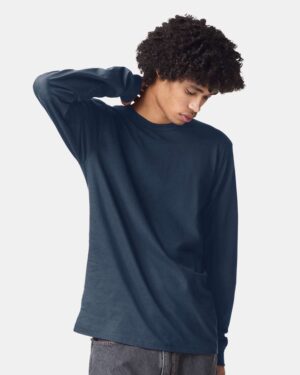 American Apparel Unisex Fine Jersey Long Sleeve Tee - Image 58
