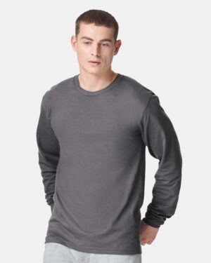 American Apparel Unisex Fine Jersey Long Sleeve Tee - Image 4