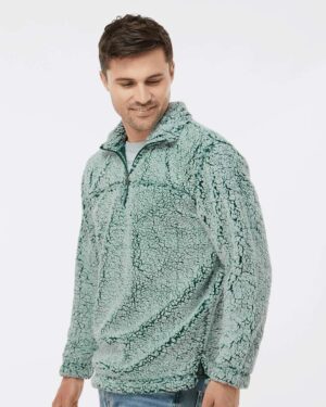 Boxercraft Unisex Sherpa Fleece Quarter-Zip Pullover - Image 25