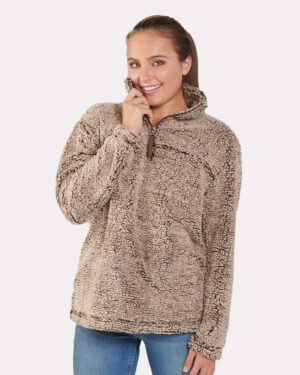 Boxercraft Unisex Sherpa Fleece Quarter-Zip Pullover - Image 10