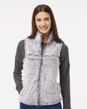Boxercraft Women’s Sherpa Full-Zip Vest - Image 4