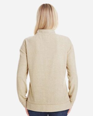 J. America Women's Weekend Terry Mock Neck Pullover - Image 5