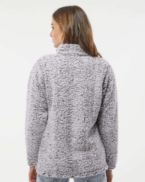 J. America Women’s Epic Sherpa Quarter-Zip Pullover - Image 12