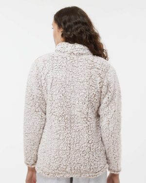 J. America Women’s Epic Sherpa Quarter-Zip Pullover - Image 36