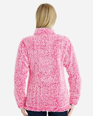 J. America Women’s Epic Sherpa Quarter-Zip Pullover - Image 24