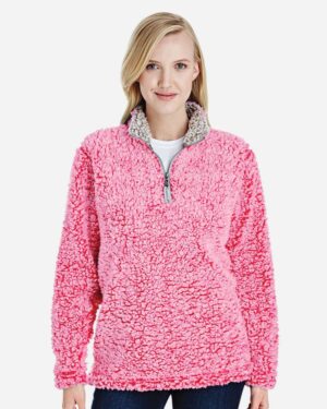 J. America Women’s Epic Sherpa Quarter-Zip Pullover - Image 22