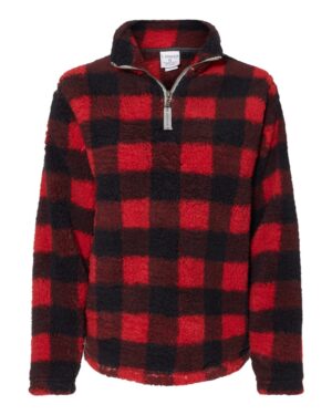 J. America Women’s Epic Sherpa Quarter-Zip Pullover - Image 37