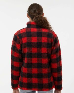 J. America Women’s Epic Sherpa Quarter-Zip Pullover - Image 42