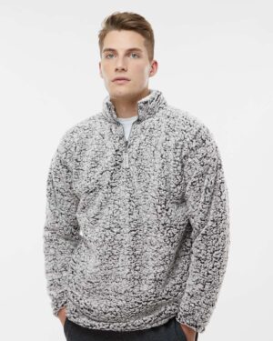J. America Men's Sherpa Quarter-Zip Pullover - Image 10