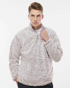 J. America Men's Sherpa Quarter-Zip Pullover - Image 16