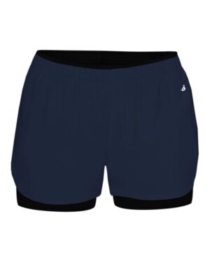 Badger Women's Double Up Shorts - Image 3