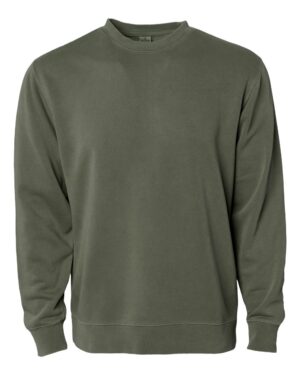 Independent Trading Co. Unisex Midweight Pigment-Dyed Crewneck Sweatshirt - Image 13