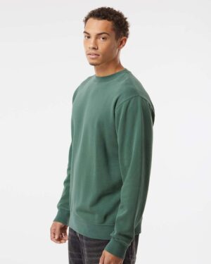 Independent Trading Co. Unisex Midweight Pigment-Dyed Crewneck Sweatshirt - Image 5