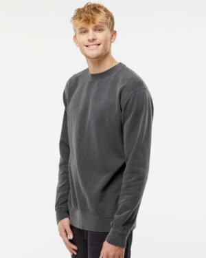 Independent Trading Co. Unisex Midweight Pigment-Dyed Crewneck Sweatshirt - Image 20