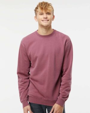 Independent Trading Co. Unisex Midweight Pigment-Dyed Crewneck Sweatshirt - Image 55