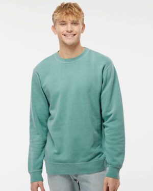 Independent Trading Co. Unisex Midweight Pigment-Dyed Crewneck Sweatshirt - Image 61