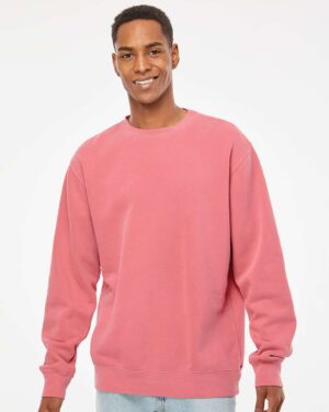 Independent Trading Co. Unisex Midweight Pigment-Dyed Crewneck Sweatshirt - Image 67