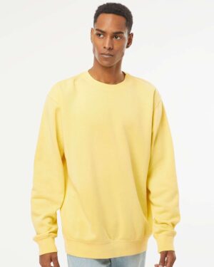 Independent Trading Co. Unisex Midweight Pigment-Dyed Crewneck Sweatshirt - Image 97