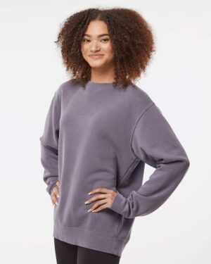 Independent Trading Co. Unisex Midweight Pigment-Dyed Crewneck Sweatshirt - Image 74