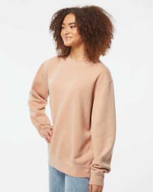 Independent Trading Co. Unisex Midweight Pigment-Dyed Crewneck Sweatshirt - Image 38