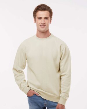 Independent Trading Co. Unisex Midweight Pigment-Dyed Crewneck Sweatshirt - Image 43