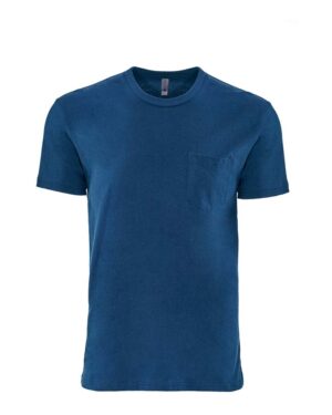 Next Level Unisex Cotton Pocket T-Shirt - Image 4