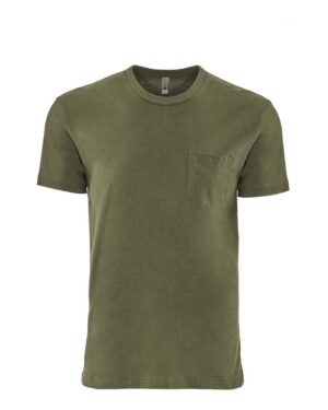 Next Level Unisex Cotton Pocket T-Shirt - Image 18