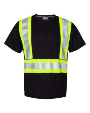 Kishigo Unisex EV Series® Enhanced Visibility Contrast Pocket T-Shirt - Image 1