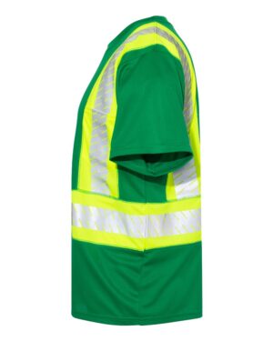 Kishigo Unisex EV Series® Enhanced Visibility Contrast Pocket T-Shirt - Image 6