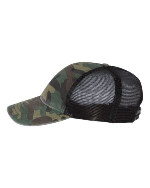 Richardson Garment Washed Printed Trucker Cap - Image 3