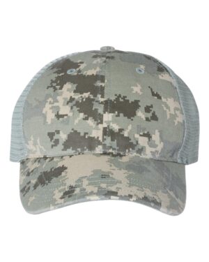 Richardson Garment Washed Printed Trucker Cap - Image 4