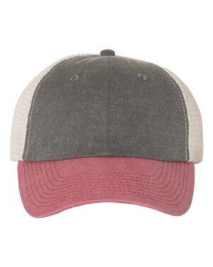 Valucap Pigment-Dyed Trucker Cap - Image 4