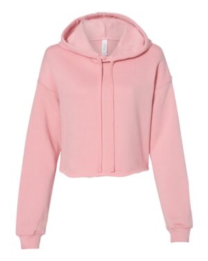 BELLA + CANVAS Women's Crop Fleece Hoodie Sweatshirt - Image 45