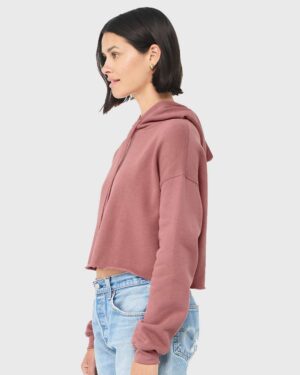 BELLA + CANVAS Women's Crop Fleece Hoodie Sweatshirt - Image 32