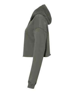 BELLA + CANVAS Women's Crop Fleece Hoodie Sweatshirt - Image 35