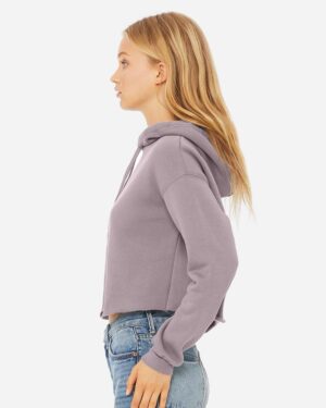 BELLA + CANVAS Women's Crop Fleece Hoodie Sweatshirt - Image 55