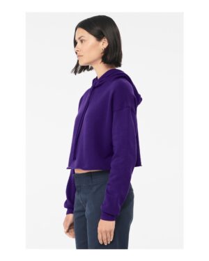 BELLA + CANVAS Women's Crop Fleece Hoodie Sweatshirt - Image 61