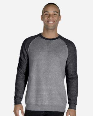 JERZEES Unisex Snow Heather French Terry Crewneck Sweatshirt - Image 10