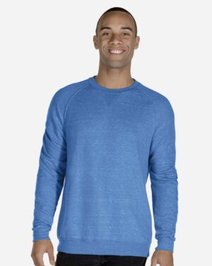 JERZEES Unisex Snow Heather French Terry Crewneck Sweatshirt - Image 16