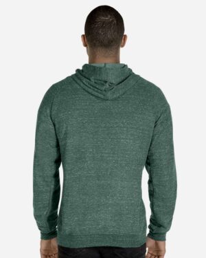 JERZEES Unisex Snow Heather French Terry Raglan Hooded Sweatshirt - Image 21
