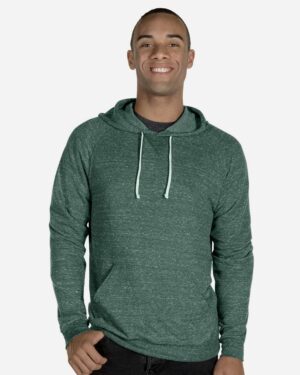 JERZEES Unisex Snow Heather French Terry Raglan Hooded Sweatshirt - Image 19