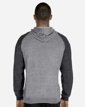JERZEES Unisex Snow Heather French Terry Raglan Hooded Sweatshirt - Image 15