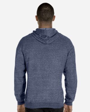 JERZEES Unisex Snow Heather French Terry Raglan Hooded Sweatshirt - Image 33