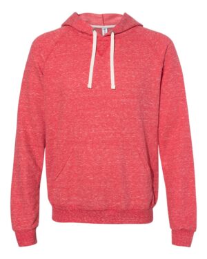 JERZEES Unisex Snow Heather French Terry Raglan Hooded Sweatshirt - Image 34